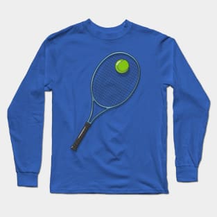 Tennis Racket and Ball Long Sleeve T-Shirt